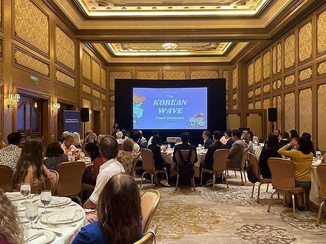 25일(현지시간) 미국 샌디에이고에서 열린 '한류 관광 쇼케이스' *재판매 및 DB 금지