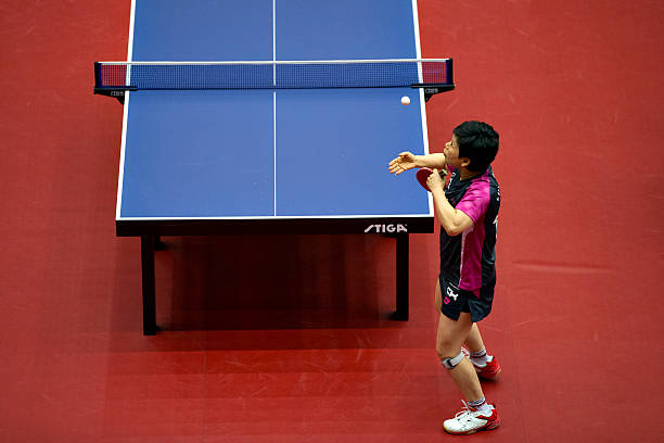 53세 시절 니샤롄 2016 브라질 리우데자네이루올림픽 여자탁구 단식 유럽예선 모습. 사진=Getty Images=연합뉴스 제공