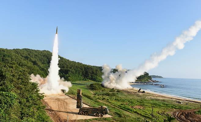 자료사진. 현무2 사격.[헤럴드DB]