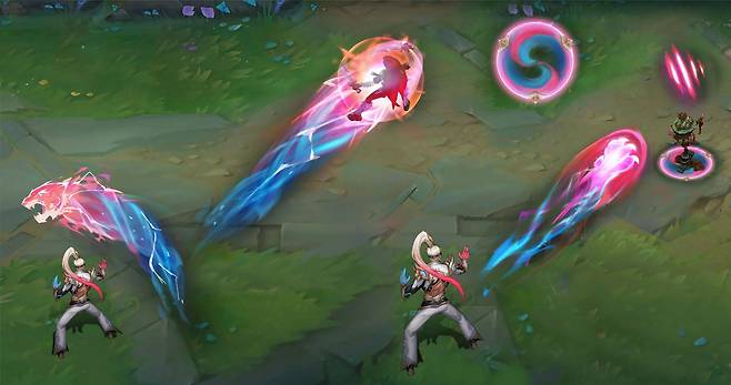 '오너'의 우승 스킨 '리신' 스킬 활용 장면(제공=라이엇 게임즈).