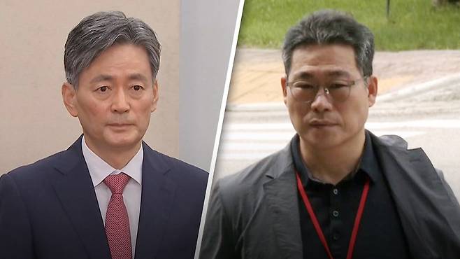 조지호 서울경찰청장과 백해룡 경정 [자료사진]