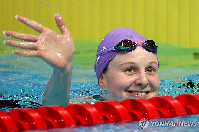 러시아 여자수영 예브게니야 치쿠노바 [타스 연합뉴스 자료사진. 재판매 및 DB 금지]