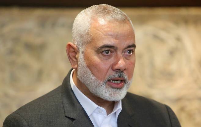 하마스 정치 지도자 이스마일 하니예. 로이터=연합뉴스