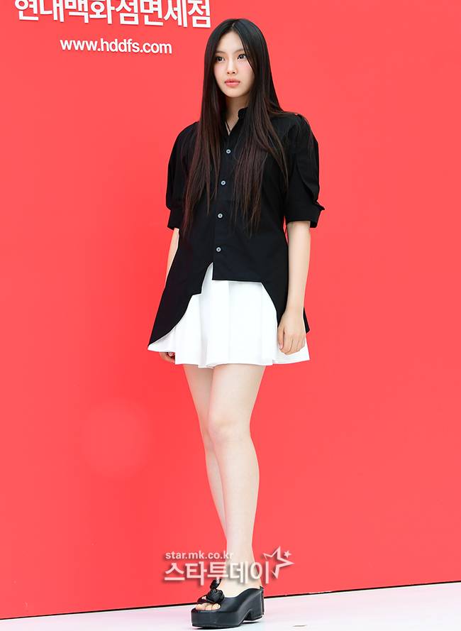 그룹 뉴진스 혜인. <강영국 기자>