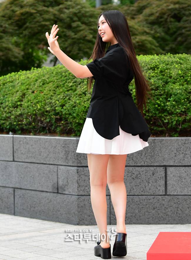 그룹 뉴진스 혜인. <강영국 기자>