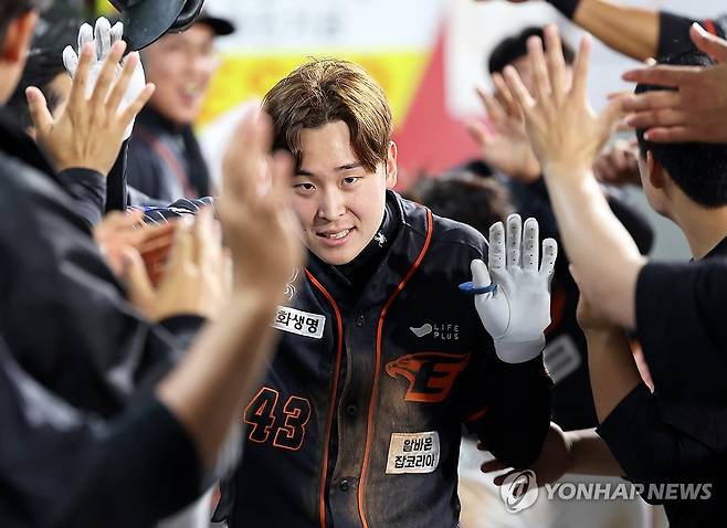 한화 이글스 정은원 [연합뉴스 자료사진]