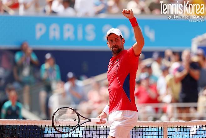 파리올림픽 남자단식 준결승에 오른 조코비치