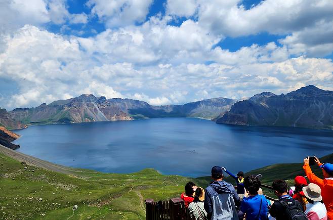 백두산 천지 [함영훈 기자]