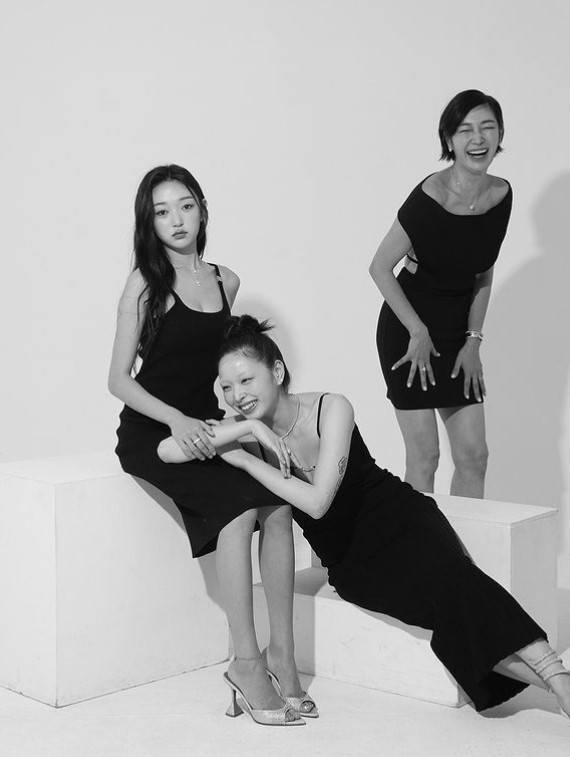 사진=변정수, 첫째 딸 유채원, 둘째 딸 유정원/변정수 소셜미디어 캡처