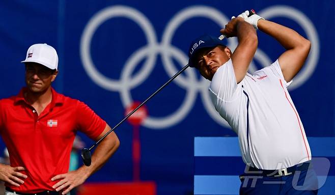 올림픽 2연속 우승에 도전하는 잰더 쇼플리. ⓒ AFP=뉴스1