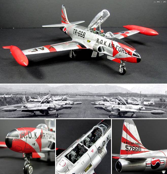 한국공군 T-33A Show Flight Team (1956~1961) - 유승용 作