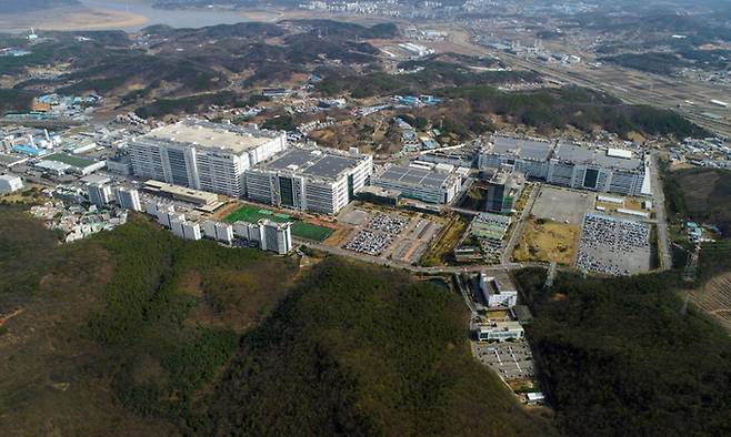 LG디스플레이의 한 공장 전경. LG디스플레이 제공