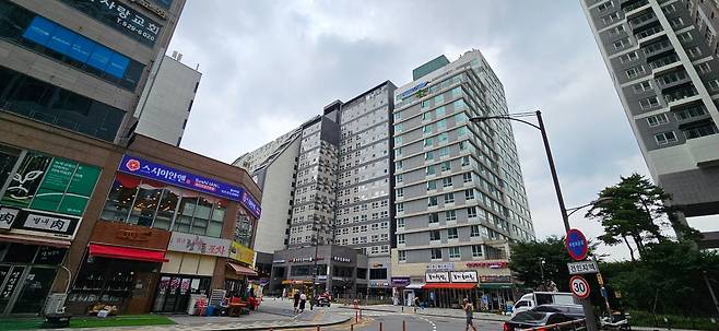 지난 1일 방문한 경기 남양주시 '별내역' 인근에는 생활형숙박시설과 오피스텔이 주로 들어서 있다./조은임 기자