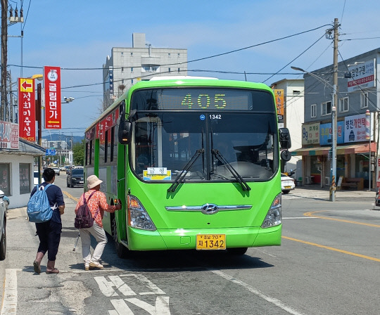 천안 시내버스 모습. 천안시 제공