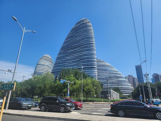 베이징 차오양구 일대에 위치한 왕징소호 /사진=김지현 기자