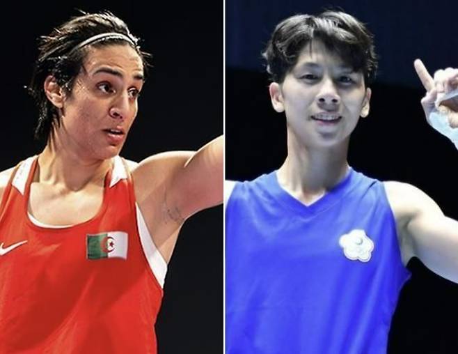 이마네 칼리프(26·알제리)와 린위팅(28·대만)[SNS 캡처]