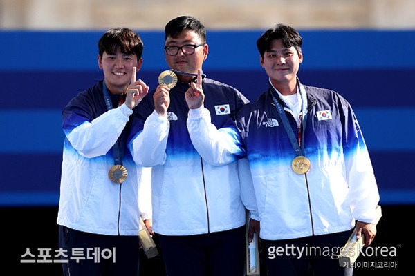 남자 양궁 대표팀 / 사진=GettyImages 제공