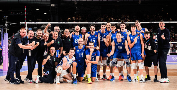 2024 파리올림픽 세계 최강 이탈리아 남자부 예선 1위 확정.(사진출처=FIVB)