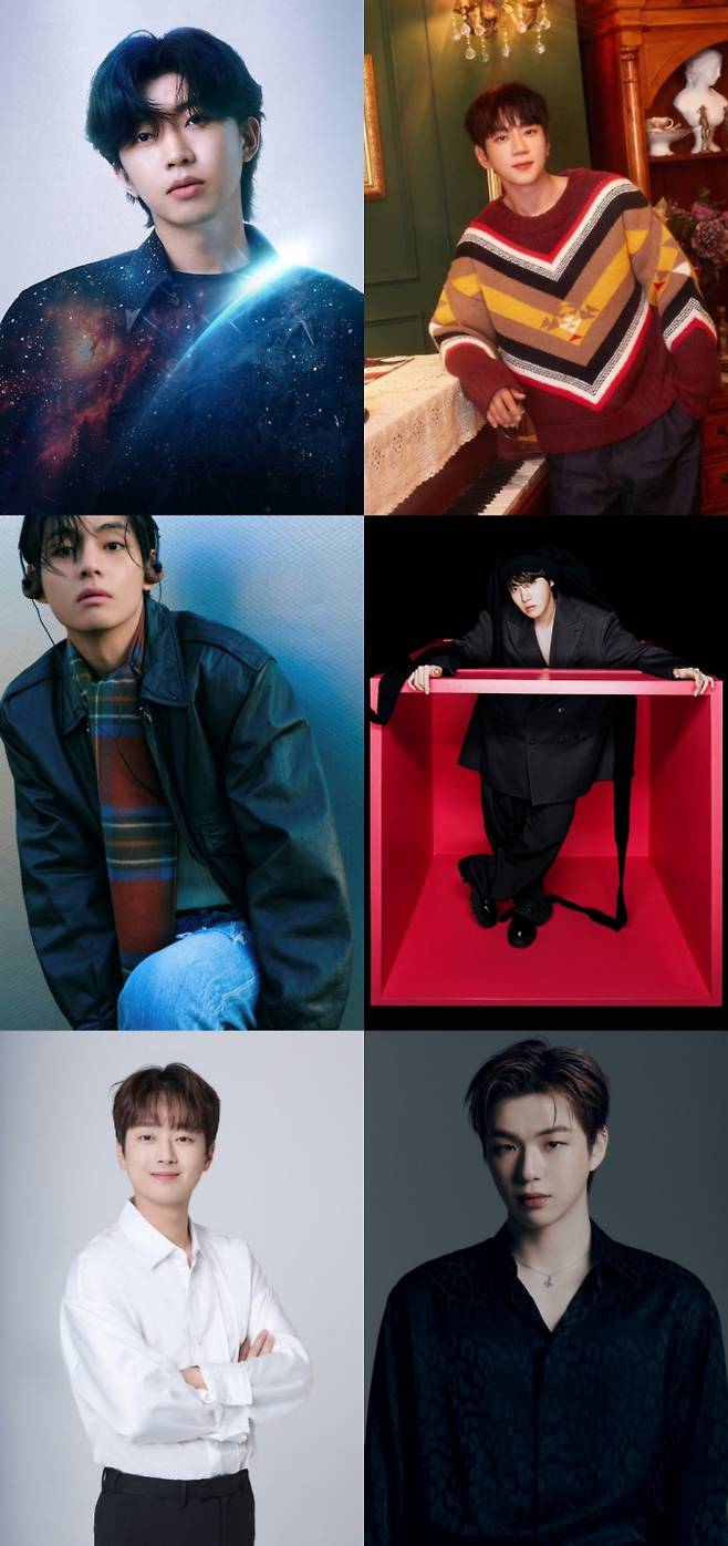 임영웅‧이찬원‧장민호.. 오늘(5일) ‘팬앤스타 초이스상’ 2차 투표 (사진:물고기컴퍼니, 텐투엔터테인먼트, 빅히트 뮤직, 커넥트엔터테인먼트, 티엔엔터테인먼트)