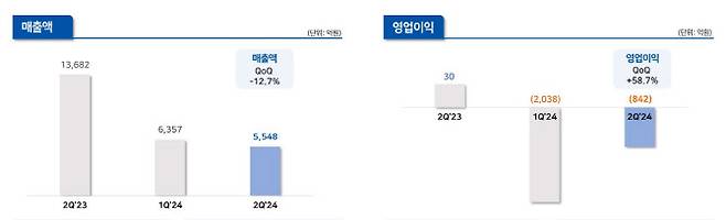 엘앤에프 2분기 실적 요약.(자료=엘앤에프)