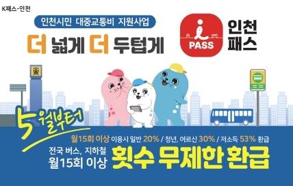 인천 I-패스 홍보 이미지. 인천광역시 누리집