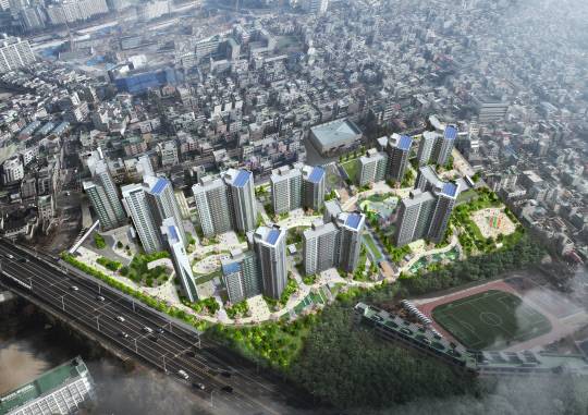 KT대전인재개발원 공동주택 개발사업 신축공사 조감도. 계룡건설산업 제공