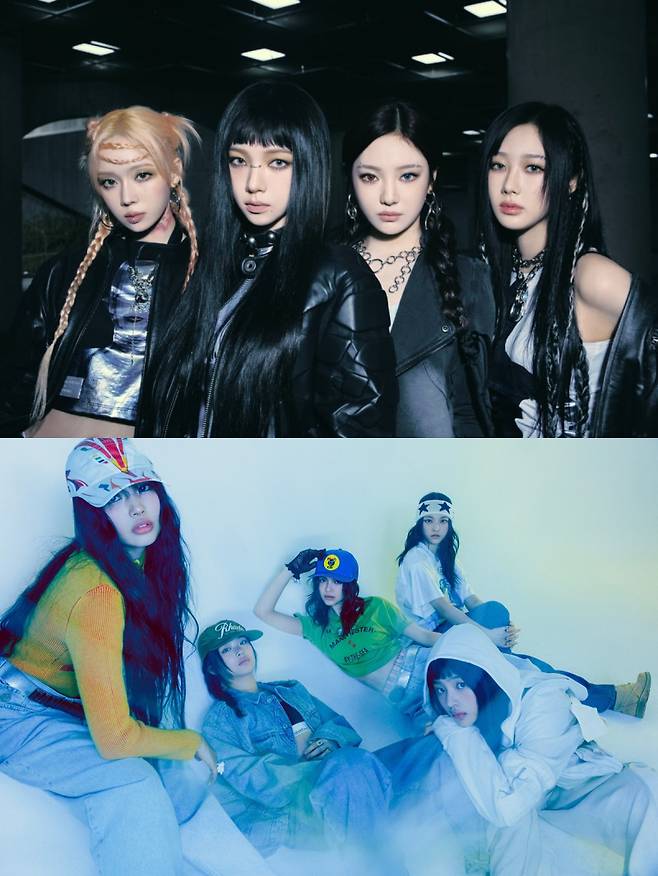 에스파, 뉴진스. (사진=SM엔터테인먼트, 어도어 제공)