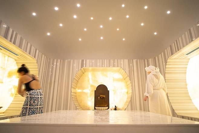 래플스 이스탄불의 하맘 시설 [사진/성연재 기자]