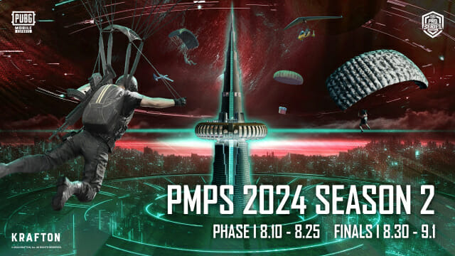 배틀그라운드 모바일, 프로 리그 ‘PMPS 2024 시즌 2’ 개막