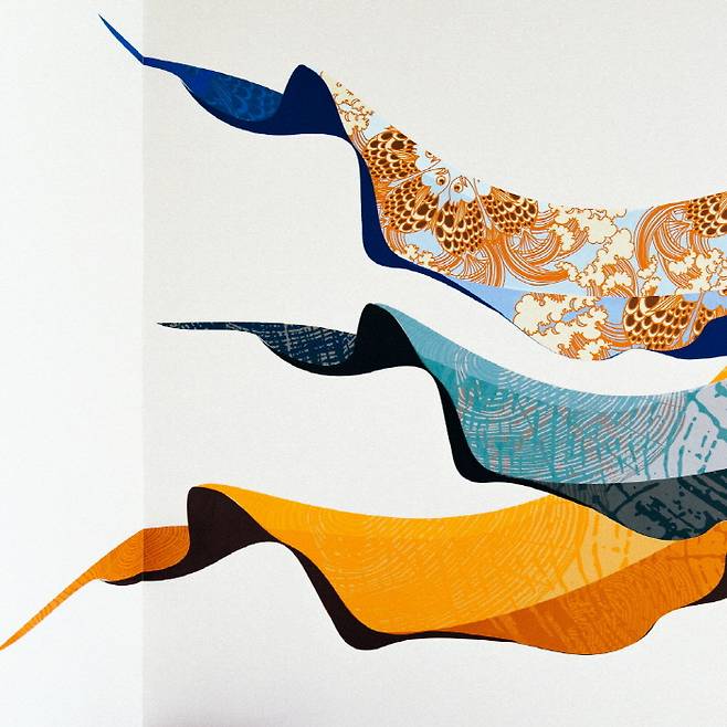 몰디비안 아티스트의 벽화 작품