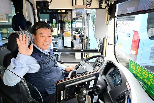 601번 버스기사 강효성 씨(다모아자동차)