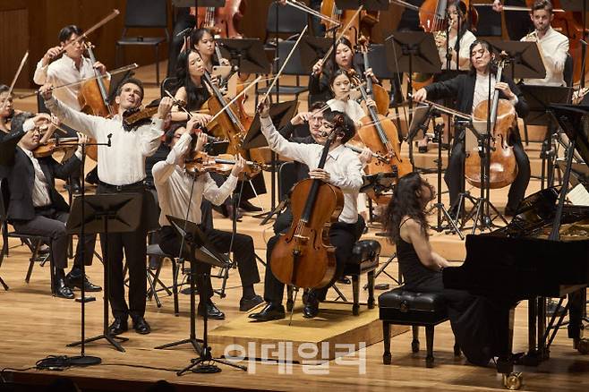 지난 7월 12일 서울 서초구 예술의전당 콘서트홀에서 열린 고잉홈프로젝트 ‘베토벤 전곡 시리즈 2’ 공연의 한 장면. (사진=고잉홈프로젝트)