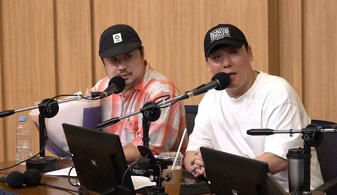 사진=왼쪽부터 강재준, 최성민/SBS 파워FM ‘두시탈출 컬투쇼’ 캡처