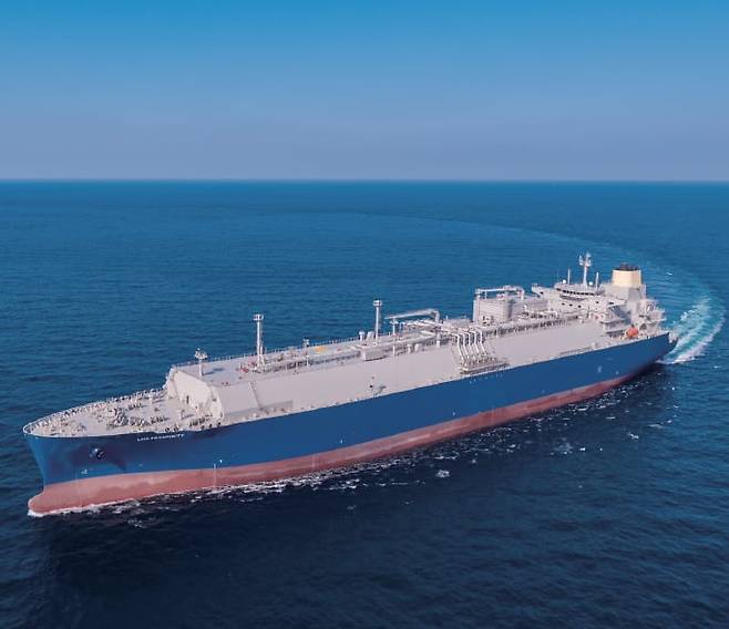 HD한국조선해양의 LNG 운반선. 사진 HD한국조선해양