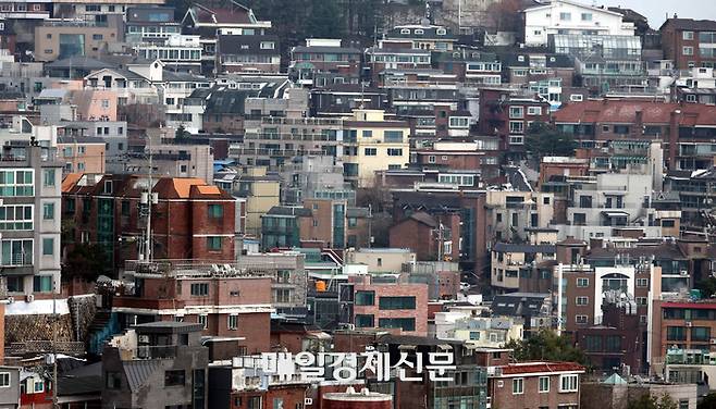 서울의 한 빌라촌 전경 [이승환 기자]