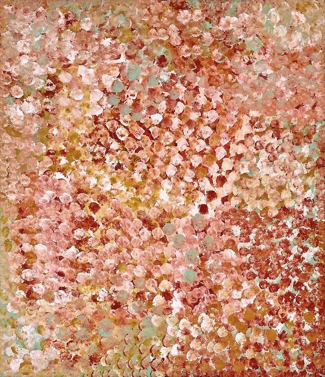 Emily Kame Kngwarreye Flower Dreaming 144 x 124cm Synthetic polymer on canvas.jpg