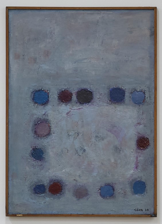 제목 미상, 1966, 마포에 유채, Oil on linen, 91×65.2, 개인 소장