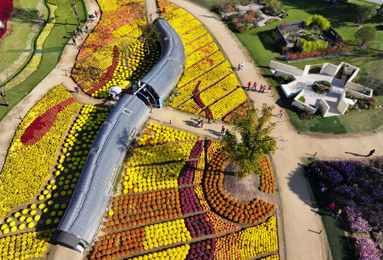 Suncheon Bay National Garden in Suncheon, South Jeolla, hosts the annual Suncheonman International Garden Expo. [YONHAP]