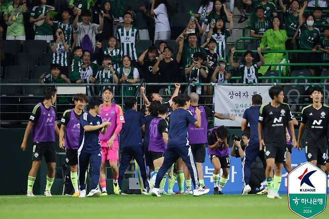 기뻐하는 권창훈 [한국프로축구연맹 제공. 재판매 및 DB 금지]