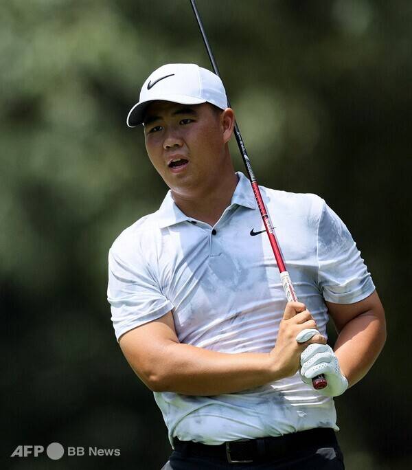 2024년 미국프로골프(PGA)투어 페덱스컵 플레이오프 1차전 페덱스 세인트주드 챔피언십에 출전한 김주형 프로. 사진제공=ⓒAFPBBNews = News1