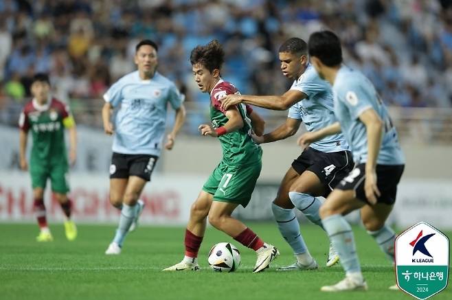 윤도영. 사진=한국프로축구연맹