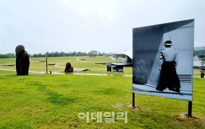 임진각 평화누리공원에 설치된 작품. (사진=정재훈기자)