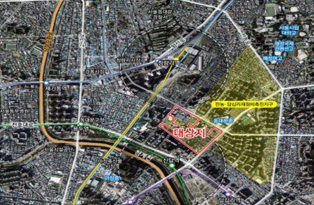 동대문구 답십리동 471일대 위치도. (제공=서울시)