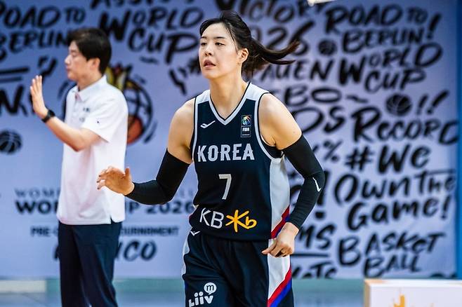 박지수.   FIBA 홈페이지 캡처