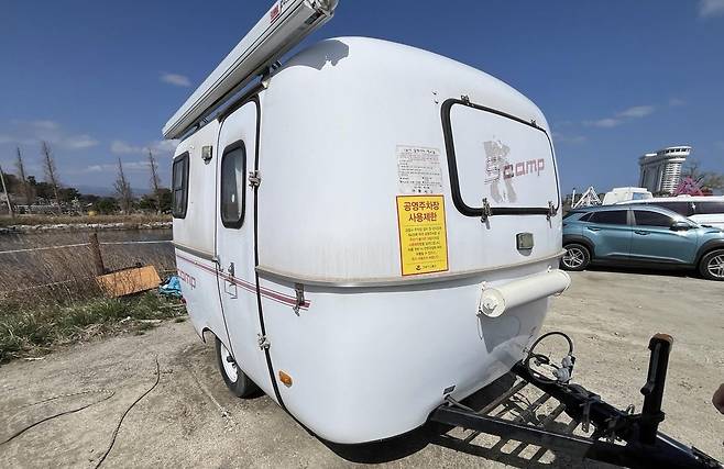 강릉 공영주차장 차지한 캐러밴 [강릉시 제공. 재판매 및 DB 금지]