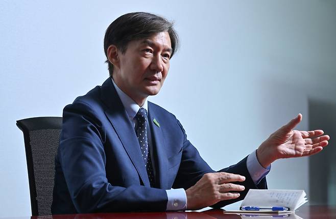 조국 조국혁신당 전 대표가 지난 7월 10일 오후 서울 여의도 의원회관에서 헤럴드경제와 인터뷰를 하고 있다. 임세준 기자