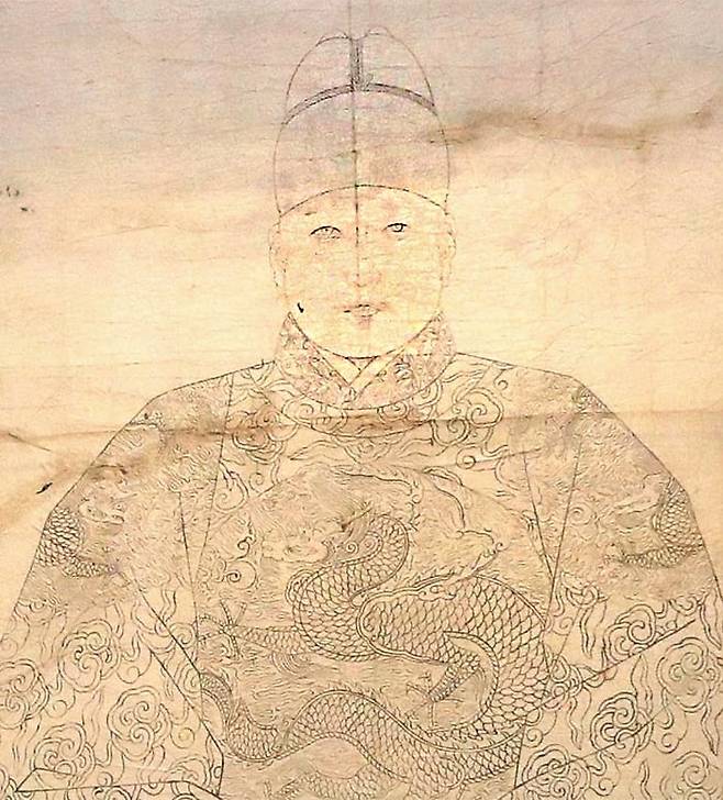 2018년 서울 종로구 국립고궁박물관에서 공개된 조선 7대 임금 세조 어진 초본. /뉴스1
