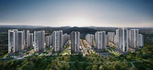 중앙공원 롯데캐슬시그니처 투시도