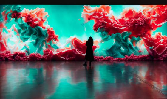 레픽 아나돌 ‘인공 현실: 산호’(2023). [사진 푸투라 서울]