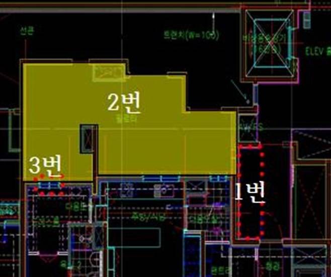 불법 증축된 구역 [사진 = 용인시]